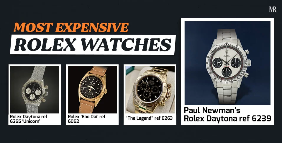 The Most Expensive Rolex Watches Ever Sold in the World
