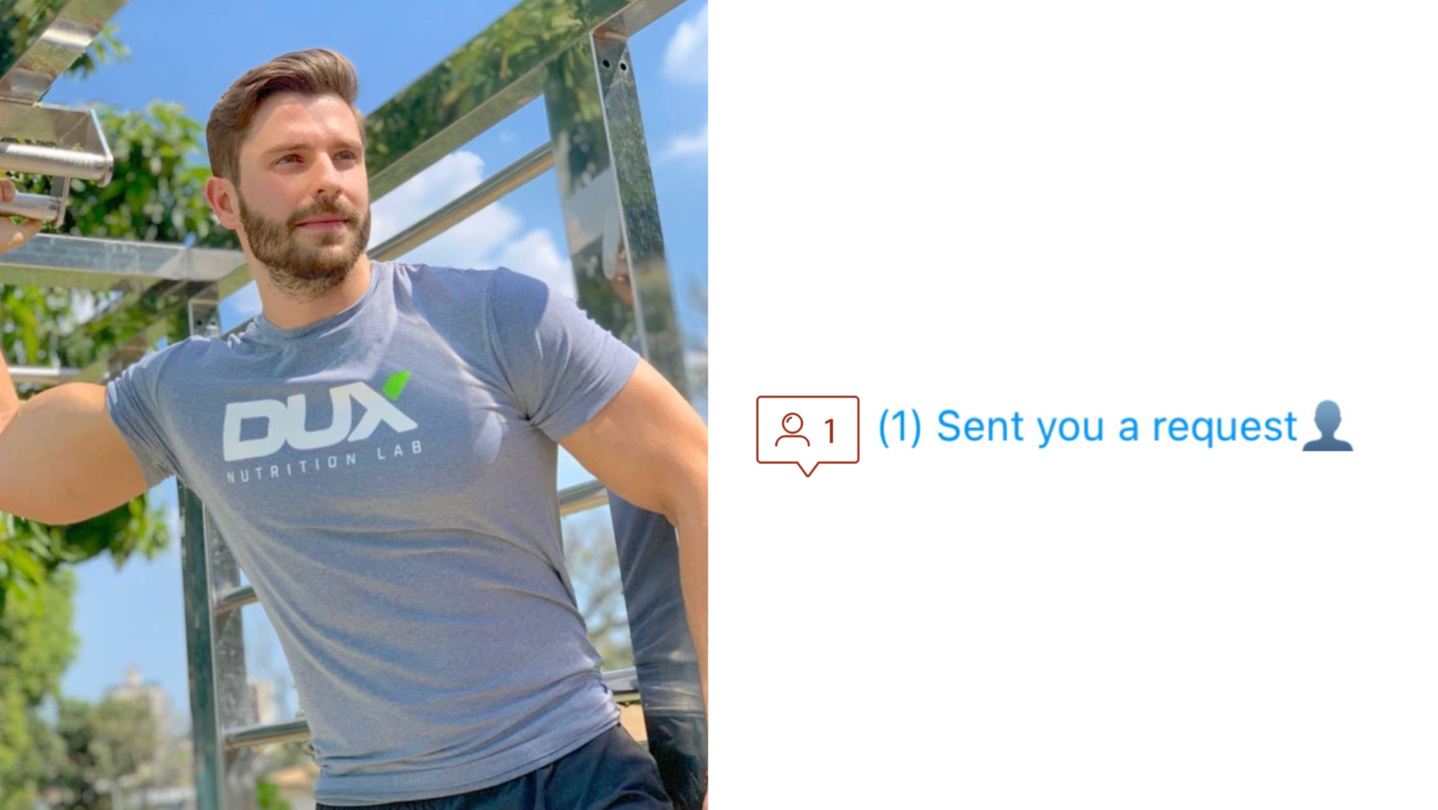 Sent you a friend request