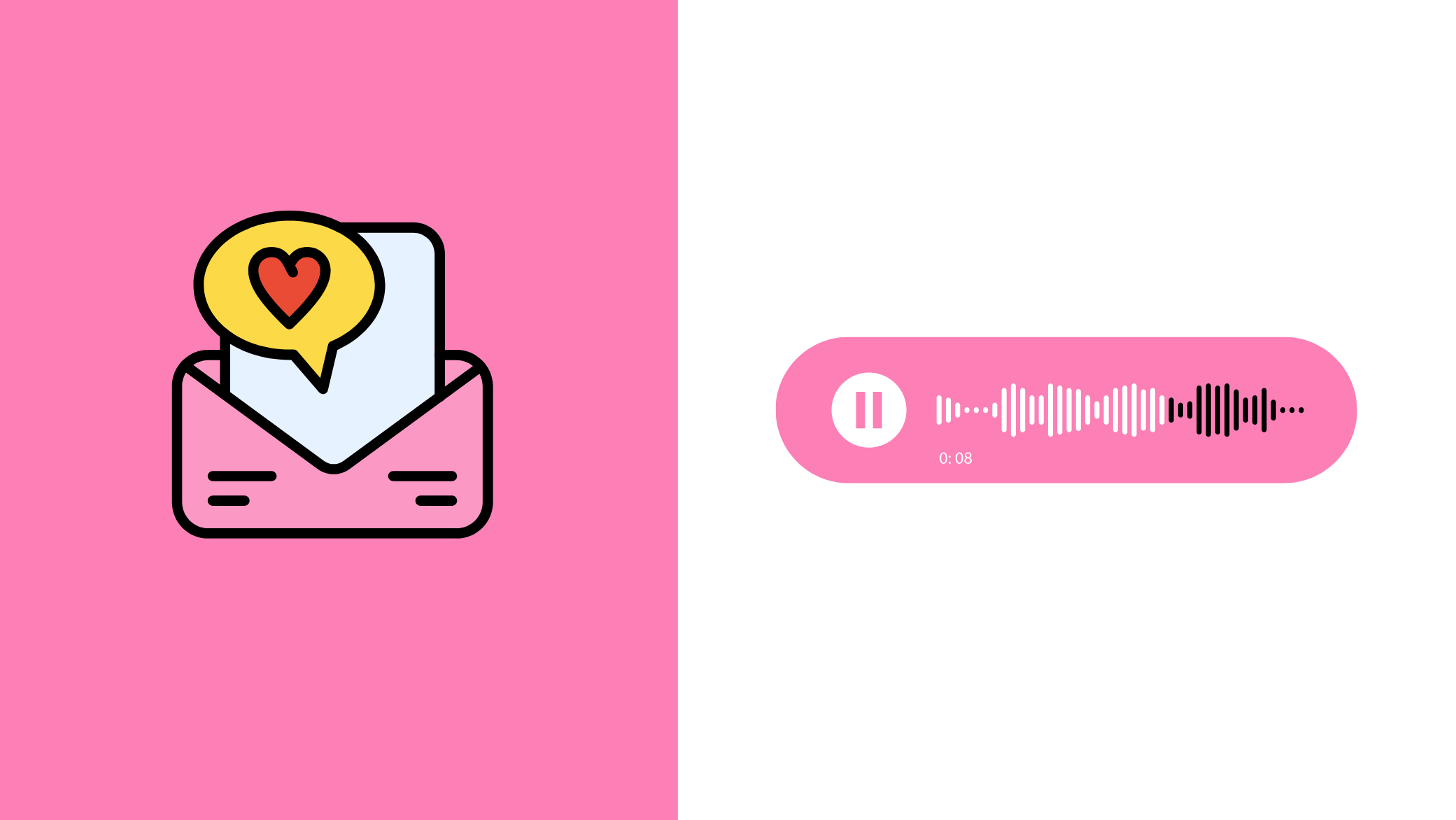 Waiting for your response  sent you a voice message 