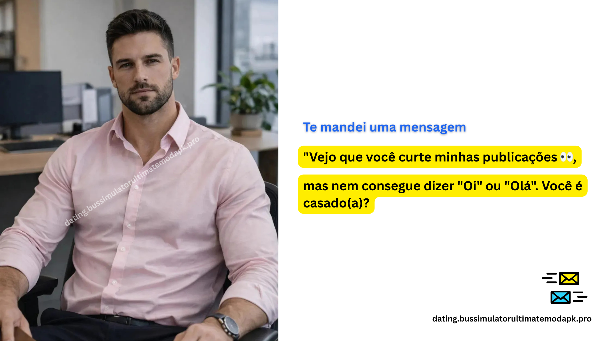 Te mandei uma mensagem