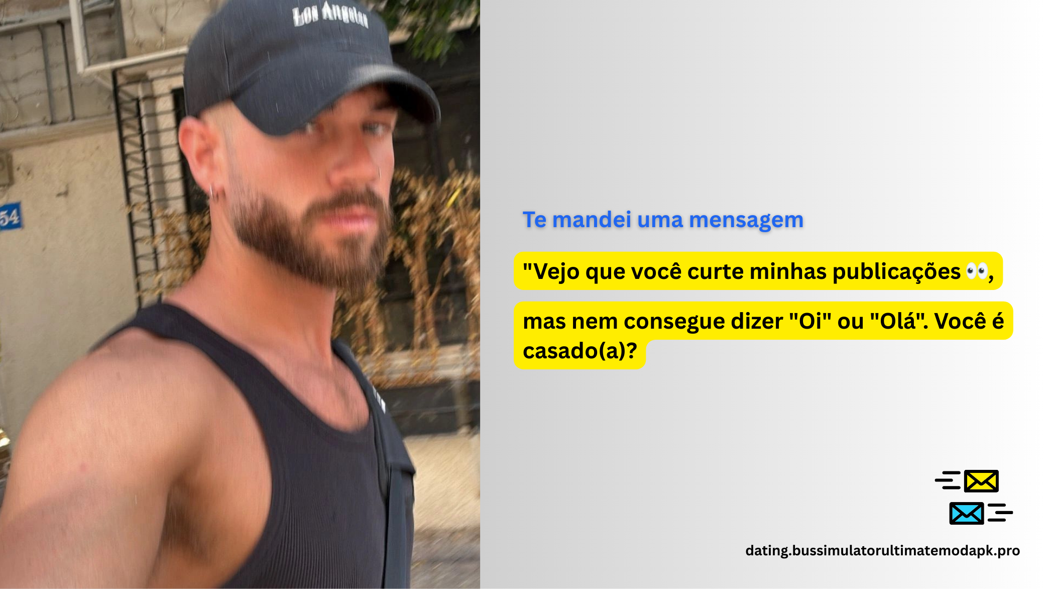 Te mandei uma mensagem