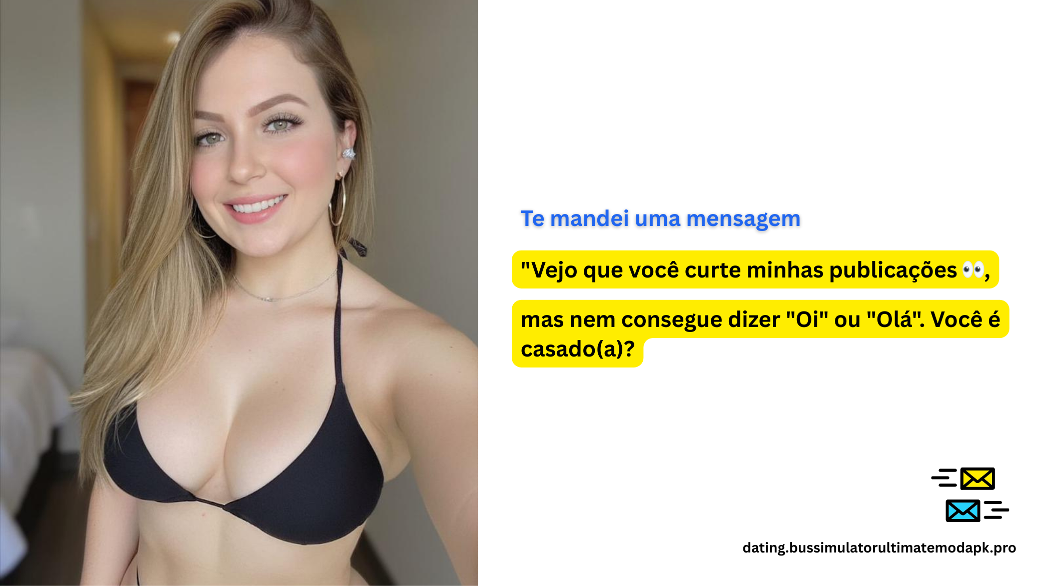 Te mandei uma mensagem