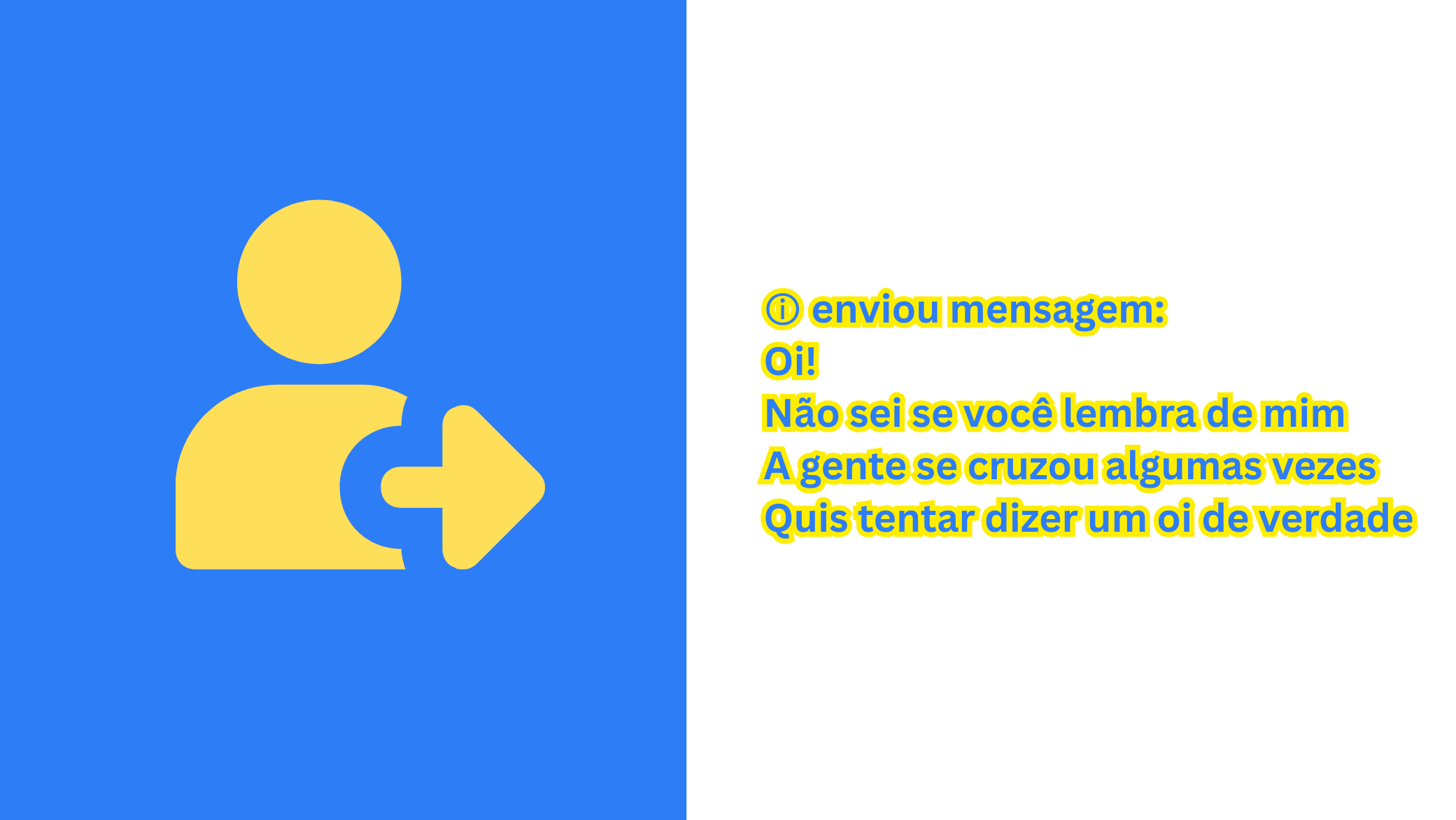 Te enviei um pedido de amizade