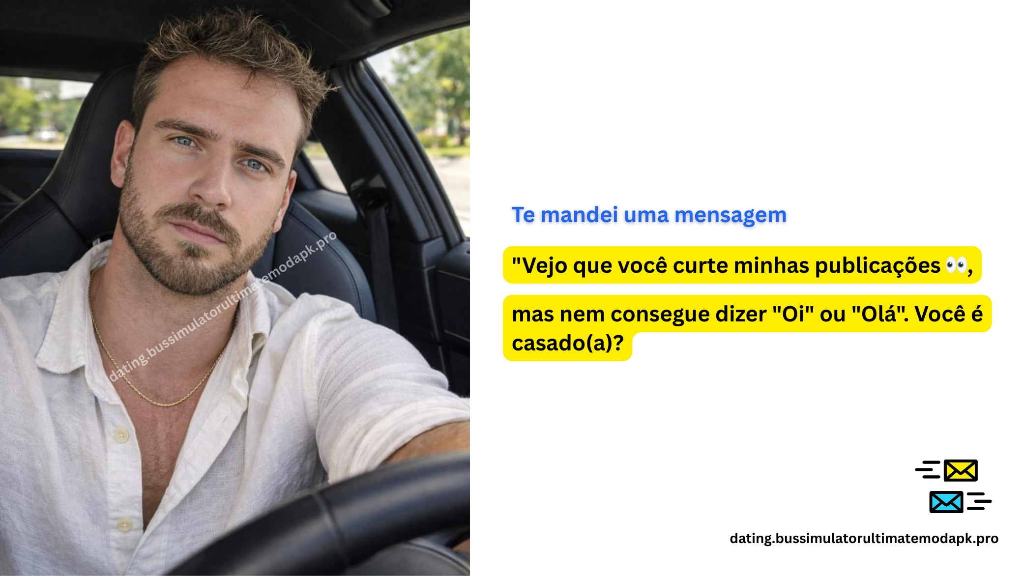 Te mandei uma mensagem